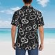 thumbnail image 4 of Fotbe Snake Camisa Hawaiana para Hombre Unisex – Camisa Casual de Verano con Botones de Manga Corta de Algodón y Lino,3X-Large, 4 of 7