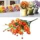 thumbnail image 3 of Toystoory 5 pack/lote hermosas margaritas artificiales flores y plantas de imitación para interior Decoración blanco, 3 of 6
