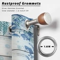 thumbnail image 2 of Outdoor Curtains for Patio Waterproof, Seahorse Coastal Outdoor Privacy Panels Grommet, Summer Nautical Starfish Coral Grey Wooden Blackout Outside Curtains for Porch/Cabana 54"x95", 2 Panels, 2 of 8