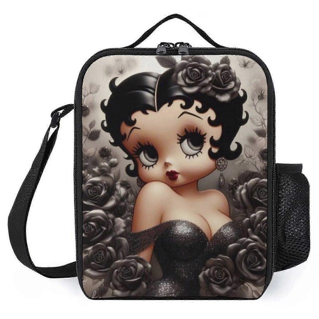 Betty boop Lunch Boxes Military Grade Durability, 600D Oxford Fabric with Reinforced Corners & Stress Points