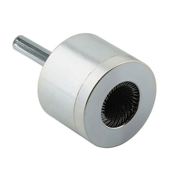 Clupup 15/22mm Metal Copper Pipe Cleaner Drill Pipe Tube Cleaning Brush Tool With 1 Replaceable Brushes For Power Drill Cleaning