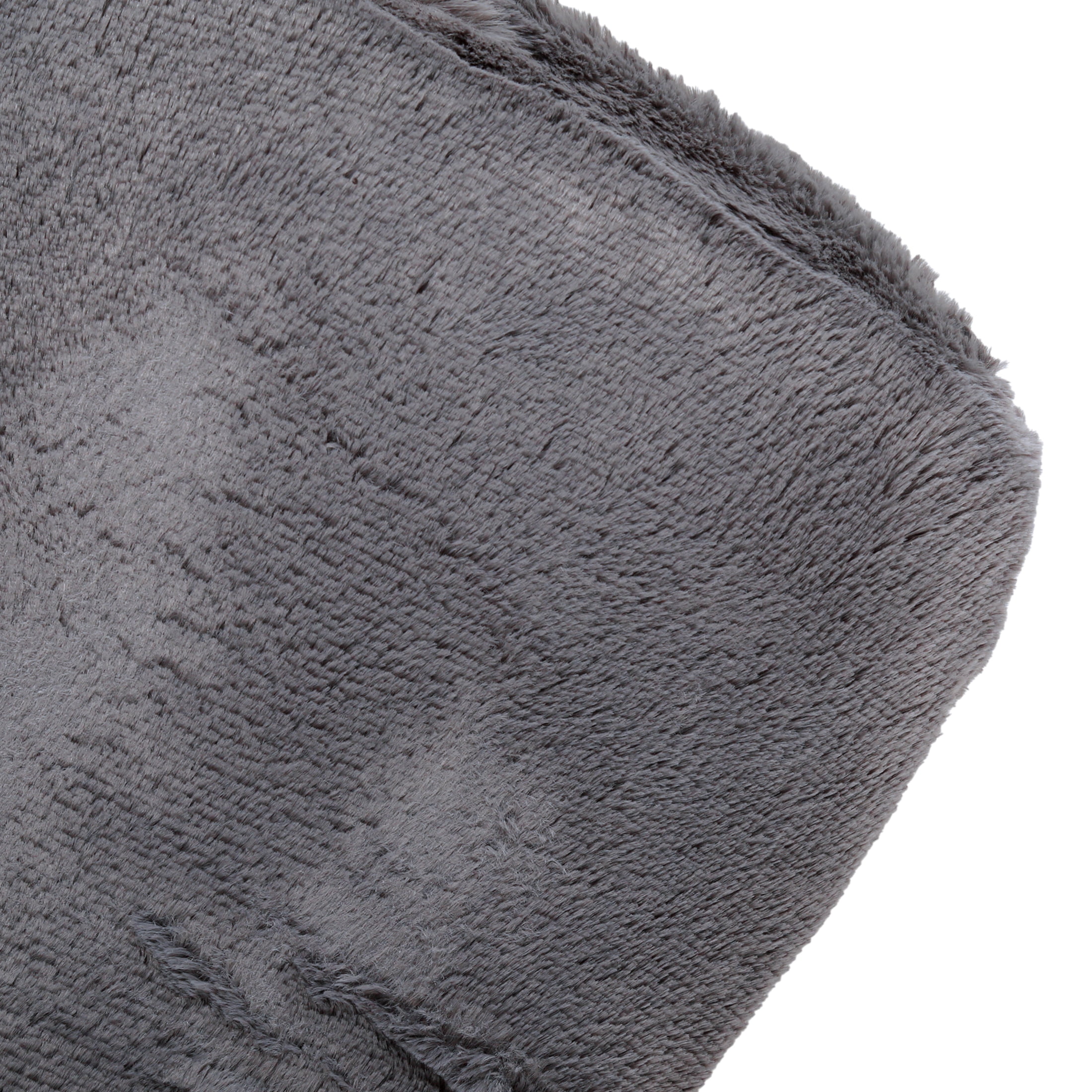 (2 pack) Vibrant Life Large Dog Bed, Plush Pillow Bed For Large Breeds, Large, 42" x 32", Grey