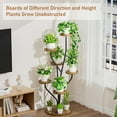 Plant Stand Indoor with Grow Lights TreeShaped Plant Shelf, 7 Tiered