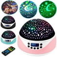 thumbnail image 4 of Dsseng Night Light for Kids with Music&Timer Baby Night Light Star Projector White Noise Machine for Baby Sleeping Soother12 Soothing Sounds Remote Control Timer for Nursery Children Girls Boys, 4 of 5