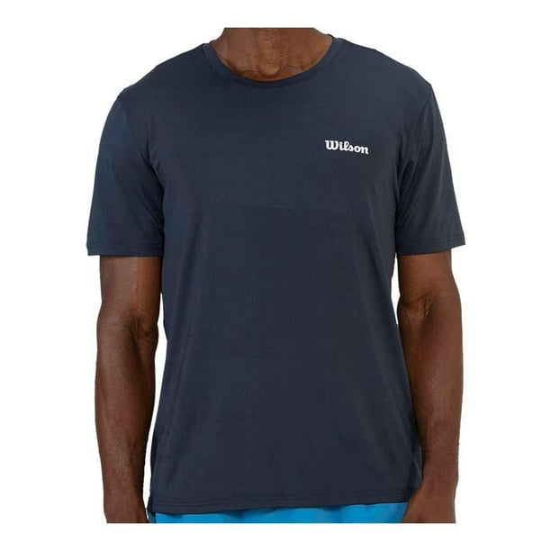 Playera Wilson para Hombre, Deportivo Azul Talla EG