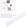 thumbnail image 4 of Bande de Phrase Effaçable à Sec, 50 Pcs Bandes de Phrase Effaçables à Sec Blanc Écriture Polyvalente pour Graphiques de Poche Standard pour Personnel Pédagogique, 4 of 8