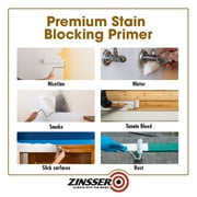 White, Zinsser Cover Stain Oil-Based Primer-3501, 1 gal