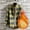 Yellow, variant on Men's Coats And Jackets Hooded Men's Plush Thick Warm Plaid Shirt Autumn And Winter Jacket Blue L JE