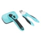 thumbnail image 3 of Kit de cortaúñas con cepillo para el cuidado de mascotas, cepillo ergonómico de autolimpieza para mascotas, juego de cortauñas LED con lima para perros y gatos, 3 of 5