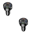 thumbnail image 2 of Sidaley de coche 4 puertos Vehículo Camión Conducción portátil Teléfono móvil 4 en 1 Adaptador de pantalla de luz de apagado automático Negro 2Conjunto, 2 of 6