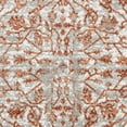 thumbnail image 4 of Luxee Designs Alpine 9x12 Area Rug, Low Pile Stain Resistance Bordered Rugs for Living Room, Dining Room, Bedroom, Kitchen, Office - Orange/Gray, 4 of 9