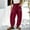 #0317-Wine, variant on Ailaofu Womens Baggy Wide Leg Pants Casual Fall Trousers Palazzo Pants Drawstring Waist Barrel Sweatpants with Pockets