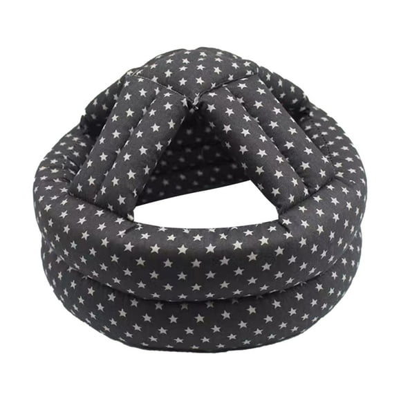 Casco protector, casco protector anticolisión, ajustable, protección contra caídas, gorra, protector para personas mayores Negro