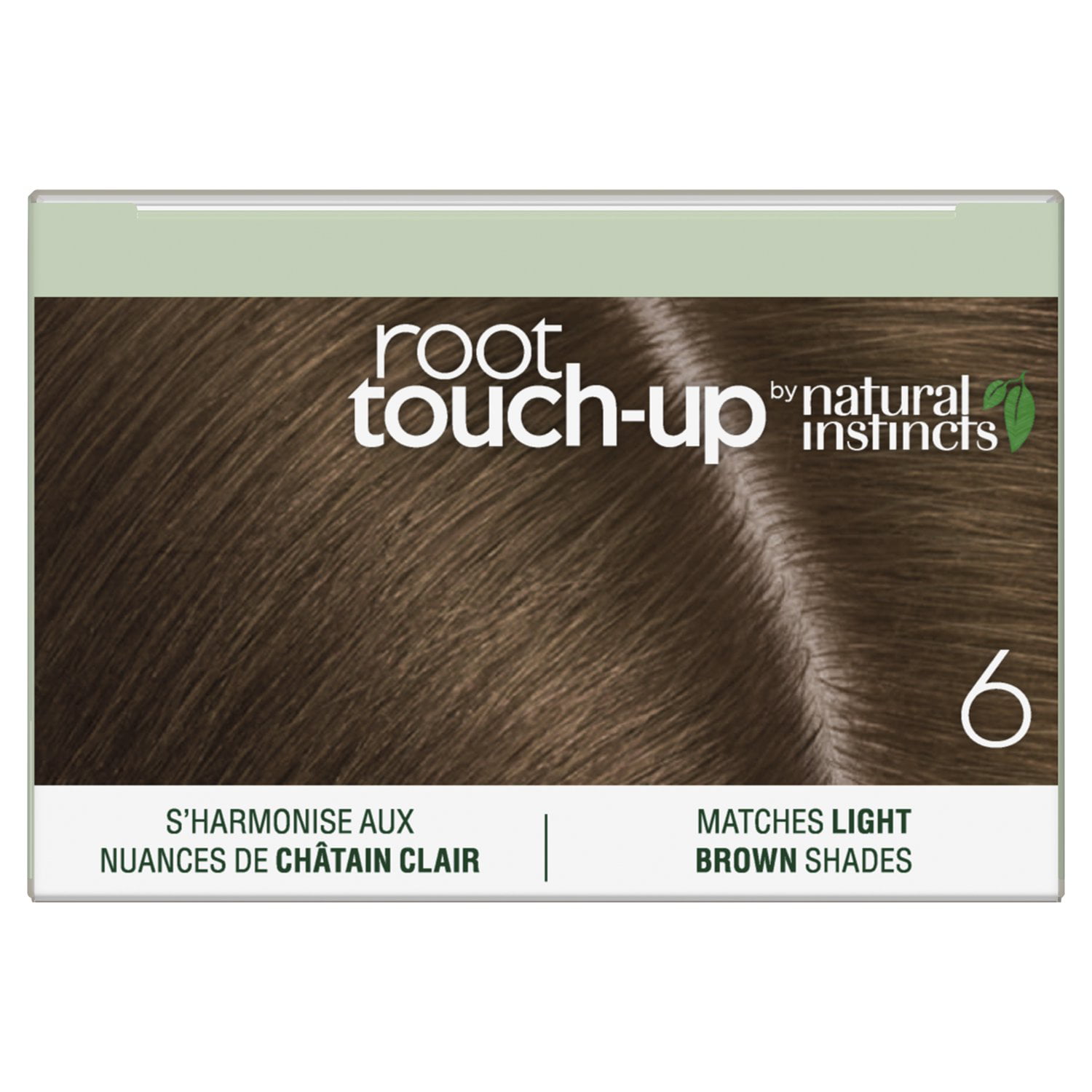 Natural Instincts, Root Touch-Up, 6 Light Brown, Hair Color