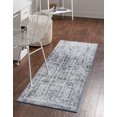 thumbnail image 1 of Unique Loom Magdelan Oxford Rug , 2' 7" x 12' 0" ,Blue, 1 of 6