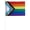 H, variant on Pride Flag Outdoor 4th of July Yard Decorations, 2x3 Ft Rainbow Flag Pride Month Decorations, Weatherproof Polyester Wall Hanging for Balcony Dorm Room Students, 1Pc, FCML