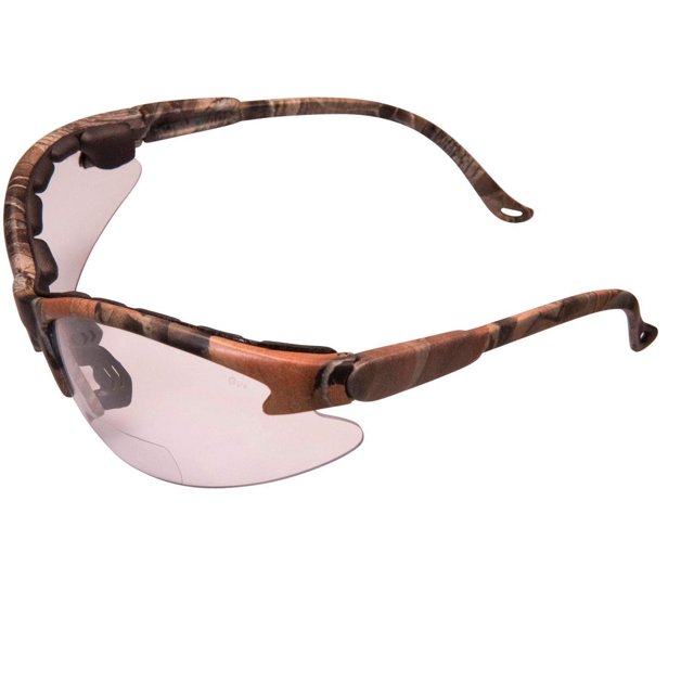Spits Eyewear Cougar Foam Padded Bifocal Safety Glasses (Magnifier 2.50, Frame Color Pastel
