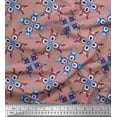 thumbnail image 1 of Soimoi Viscose Chiffon Fabric Tiles Moroccan Decor Fabric Printed Yard 42 Inch Wide, 1 of 1