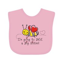 Inktastic Bee Future Big Sister Girls Baby Bib
