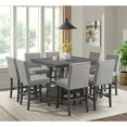 thumbnail image 2 of Picket House Furnishings Hester 9PC Counter Height Dining Set in Gray, 2 of 13
