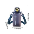 thumbnail image 2 of ddioayh Sports Water Bottle Covered Direct Drinking Low Temperature Storage Fast Heat Dissipation 18x8x6cm 150g, 2 of 6