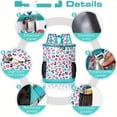 thumbnail image 4 of Brown Cow Print Cooler Backpack 24 Cans, Insulated Leak Proof Backpack Cooler Bag, Soft Sided Ice Chest with Side Pockets for Beach Camping Picnic Work Travel, 4 of 11