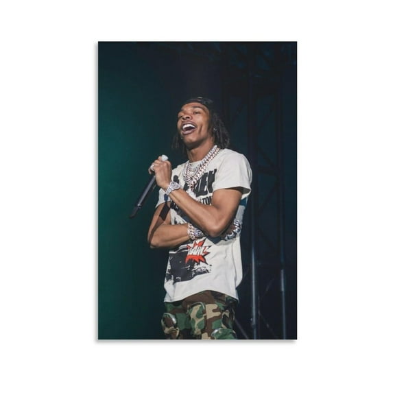 Lil Baby Canvas Poster Wall Decorative Art Painting Living Room Bedroom Decoration Gift