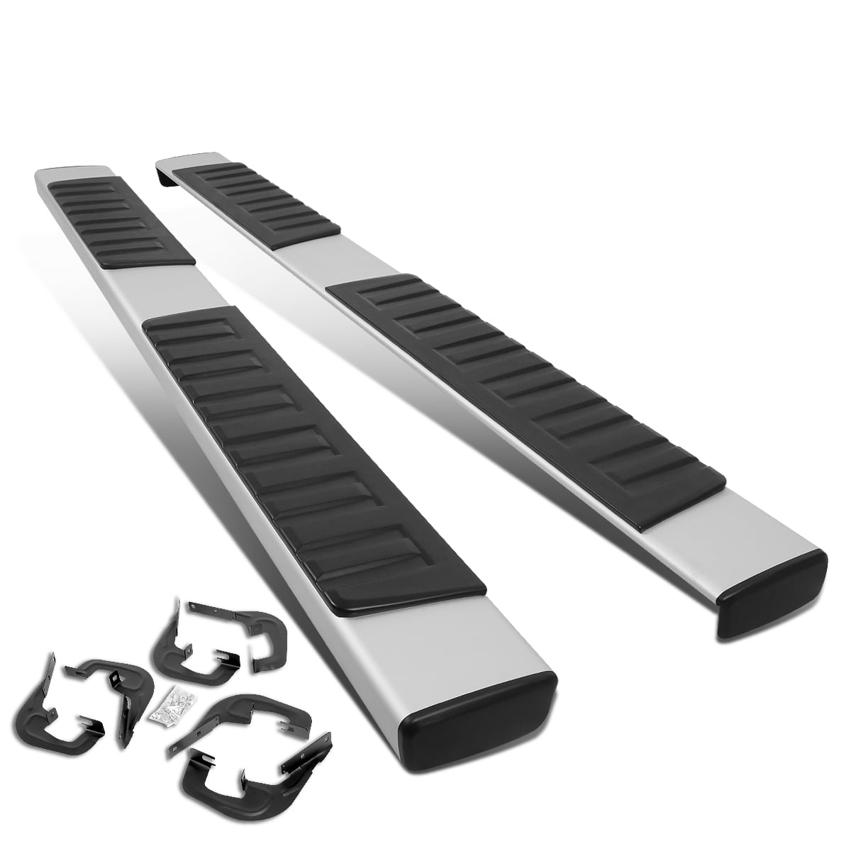 Fit 99-14 Chevy Silverado Crew 6/"Chrome Oval Side Step Nerf Bar Running Board
