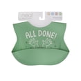 thumbnail image 2 of Neat Solutions Silicone "All Done" Saying Infant Unisex Scoop Bib, 2 of 5
