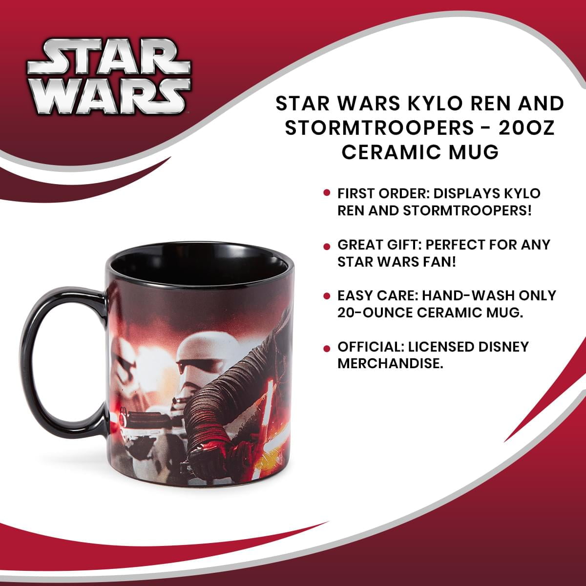 Disney Coffee Cup - Star Wars: The Force Awakens Stormtrooper Mug