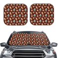 thumbnail image 2 of Easygdp Christmas Gingerbread for 2 PCS Foldable Car Sun Shade Front Windshield Sun Protection Cover for Car, SUV, Truck-Medium, 2 of 6