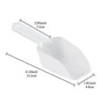 thumbnail image 2 of Ogetok Plastic Ice Scoop Clearance, Clear Bar Scooper, Multi-purpose Kitchen Scoop for Flour, PopCorn, Coffee Beans and Pet Food, 2 of 7