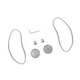 thumbnail image 4 of Synchronous Wheel Set with Belt Stable Performance High Hardness Synchronous Wheel for 3D Printer 5mm / 0.2in Bore, 4 of 5