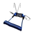 thumbnail image 1 of Correos de buceo de buceo Accesorios seguros Cordino espiral en espiral acero inoxidable Desgaste resistente a la utilidad multipropósito resistente Azul, 1 of 8