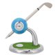 thumbnail image 1 of Soporte para bolígrafo con pelota de golf, con bolígrafo y reloj, decoración de escritorio, regalo de golf (azul), 1 of 9