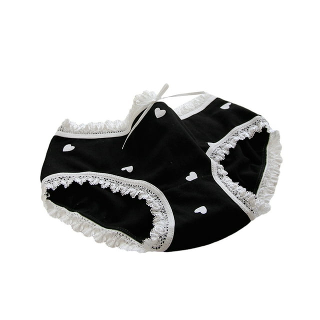 Jumpingount Bragas de algodón Ropa interior transpirable de mujer Calzoncillos de dibujos animados lindos y cómodos Calzoncillos íntimos de Type3 NO3