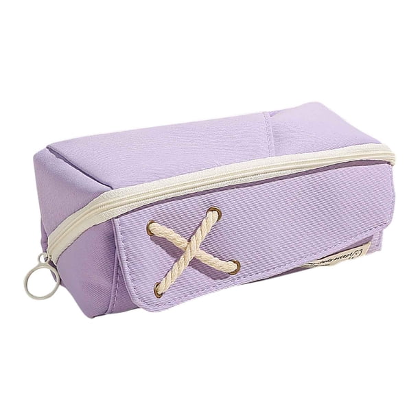Xihbxyly Estuche Transparente para Lápices, Gran Capacidad de Malla, Diseño de Fácil Acceso, Organizador Versátil para Papelería y Cosméticos, Portátil y Ligero, Práctico para La Escuela o La Oficina