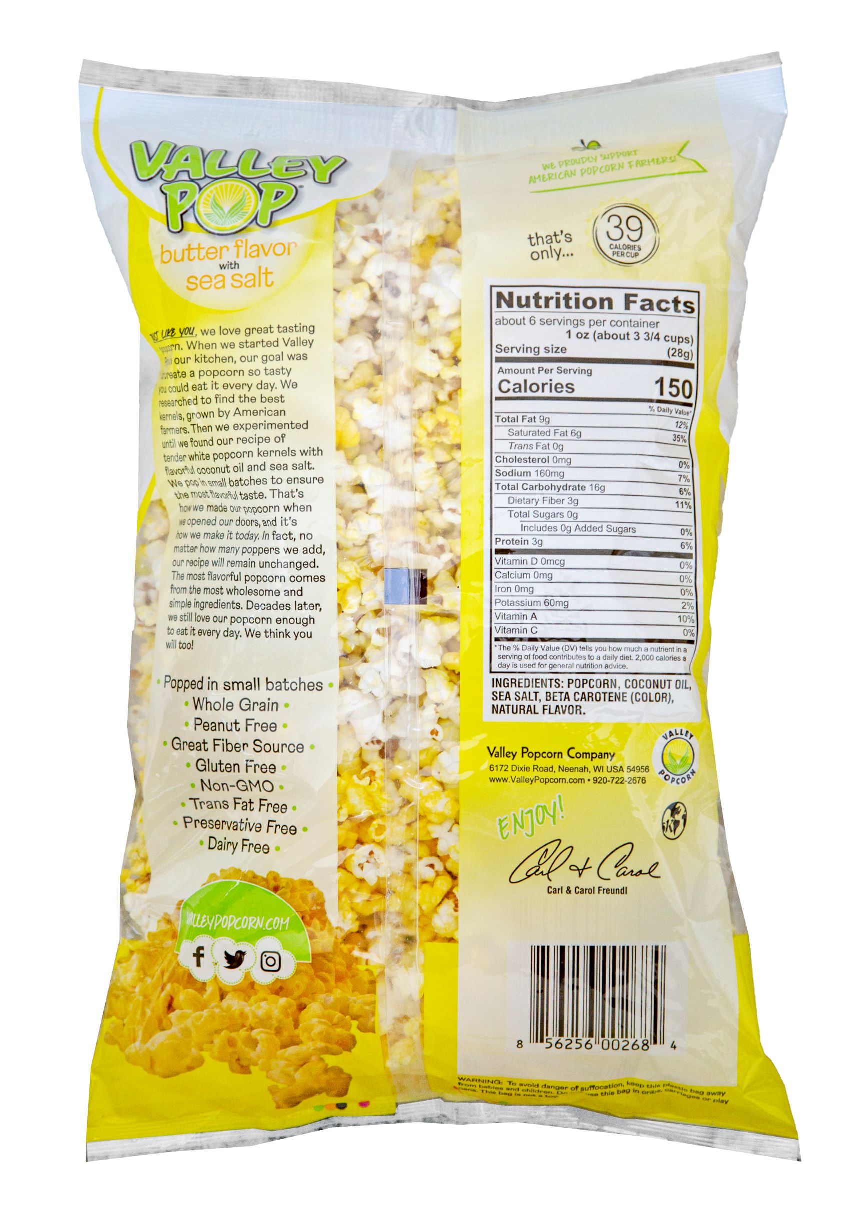 Valley Pop Yellow 6.5oz