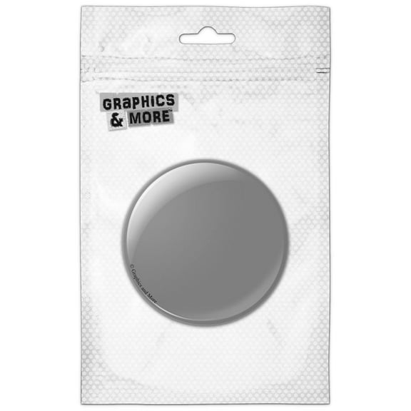 Solid Color Gray Pinback Button Pin Badge