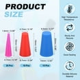 thumbnail image 2 of Uxcell 50Pcs Tapones de Silicona, 1/16" a 9/16" (1.6mm a 14mm) Resistentes a Altas Temperaturas, Reutilizables para Sellado de Agujeros, Azul, Rosa, Rojo, 2 of 6