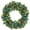 Green Multicolor Lights - 24 Inch, variant on Casafield 60 Inch Pre-Lit Artificial Christmas Wreath with LED Lights Indoor/Outdoor Holiday Décor