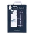thumbnail image 4 of Gerber Baby Boy or Girl Unisex Muslins Swaddle Blanket, 2-Pack, Coastal Calm, 4 of 11