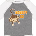 thumbnail image 4 of Inktastic Monkey Do with Monkey Boys or Girls Long Sleeve Baby Bodysuit, 4 of 5