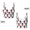 thumbnail image 5 of PAYOHTO Women's Sports Vest Cute Cartoon Royal Soldier Quick-drying Breathable Lightweight Elastic Exercise Daily Wear Summer Gift, 5 of 10
