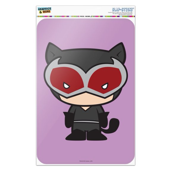 Batman Catwoman Cute Chibi Character Home Business Office Sign