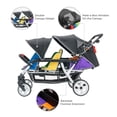 thumbnail image 3 of Familidoo H6E 6 seat Baby Stroller- Double Canopy - Daycare Strollers with 5 Point Safety Harness - Backseat footrest Extension for 0 to 36 Months, 3 of 5