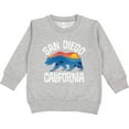 thumbnail image 2 of Inktastic San Diego California Bear Sunset Toddler Sweatshirt, 2 of 4