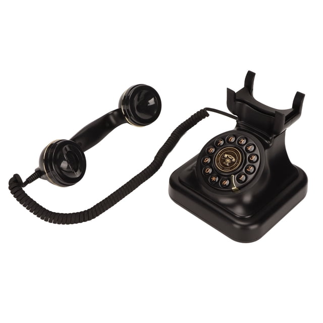 Teléfono de escritorio antiguo, teléfono fijo vintage Teléfono antiguo con cable Teléfono con cable Rendimiento lleno de energía