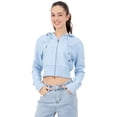 thumbnail image 1 of SUDADERA PARA MUJER QUARRY CORTA CON CAPUCHA Y CIERRE, 1 of 4