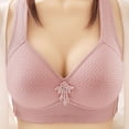 thumbnail image 2 of Siilsaa Padded Bras for Women Full Figure Beauty Back Smoothing Bra, 4 way Stretch Fabric, Lightly Lined Cups Up to H Rose Gold,38, 2 of 5